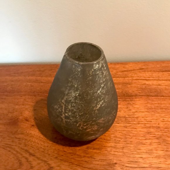 glass painted decorative vase - Picture 2 of 2